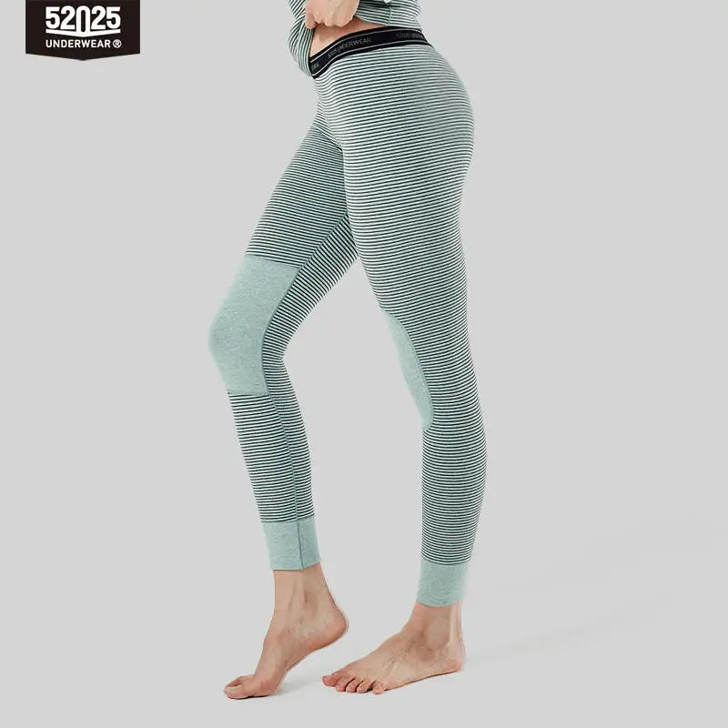 52025 Warm Men's & Women Thermal Leggings – Cotton Fleece-Lined Winter Pants, Breathable & Seamless for Ultimate Comfort