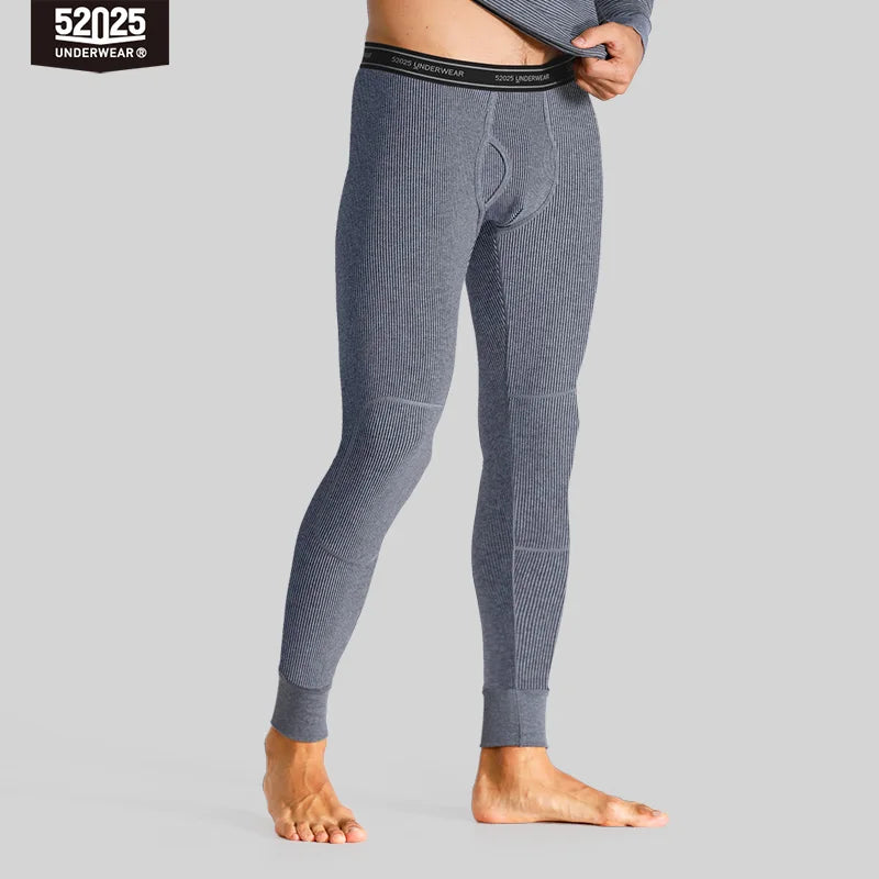 52025 Warm Men's & Women Thermal Leggings – Cotton Fleece-Lined Winter Pants, Breathable & Seamless for Ultimate Comfort