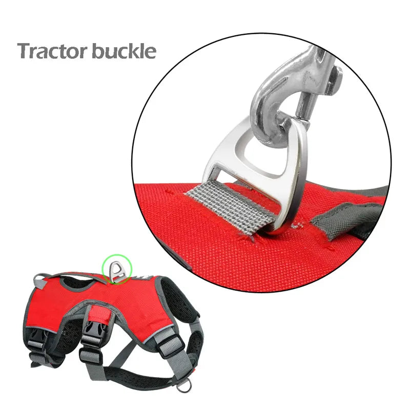 Breathable Reflective No-Pull Dog Harness Vest | S–XL | Outdoor Training & Running