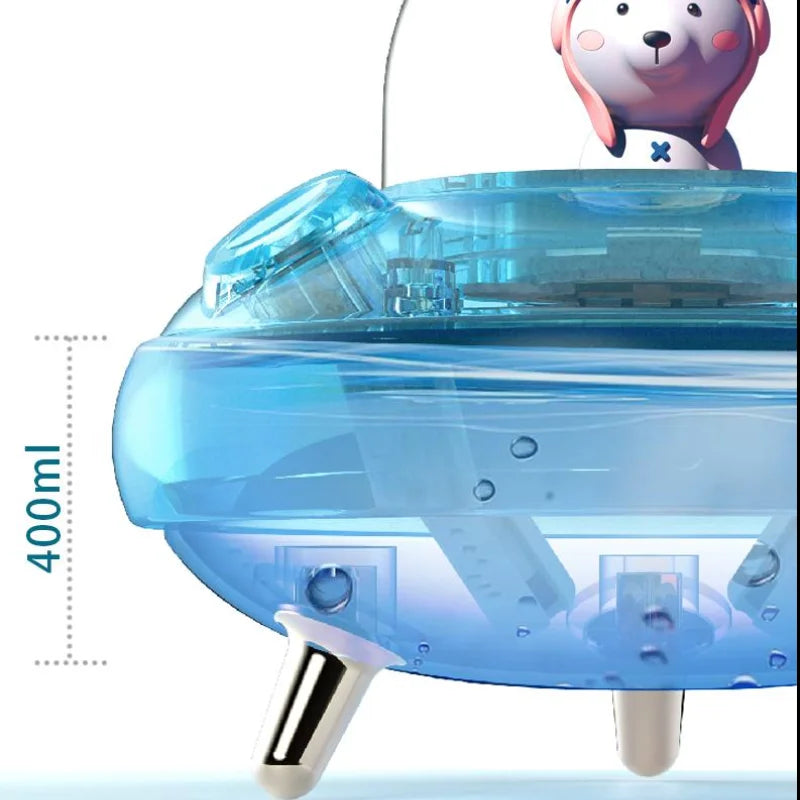 Cute Pet USB Mini Humidifier | Double Spray Aromatherapy Desktop Air Humidifier