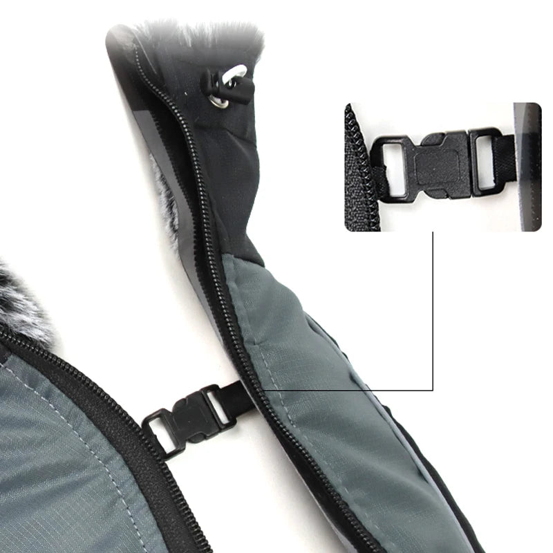 Winter Dog Coat & Harness Vest | Medium & Large Dogs | French Bulldog