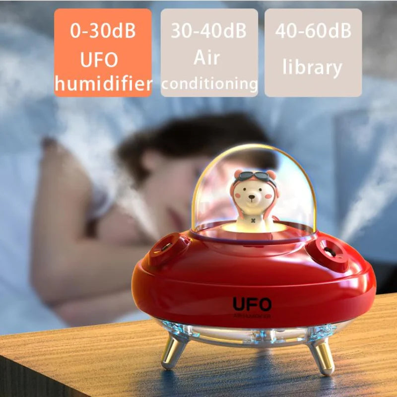 Cute Pet USB Mini Humidifier | Double Spray Aromatherapy Desktop Air Humidifier