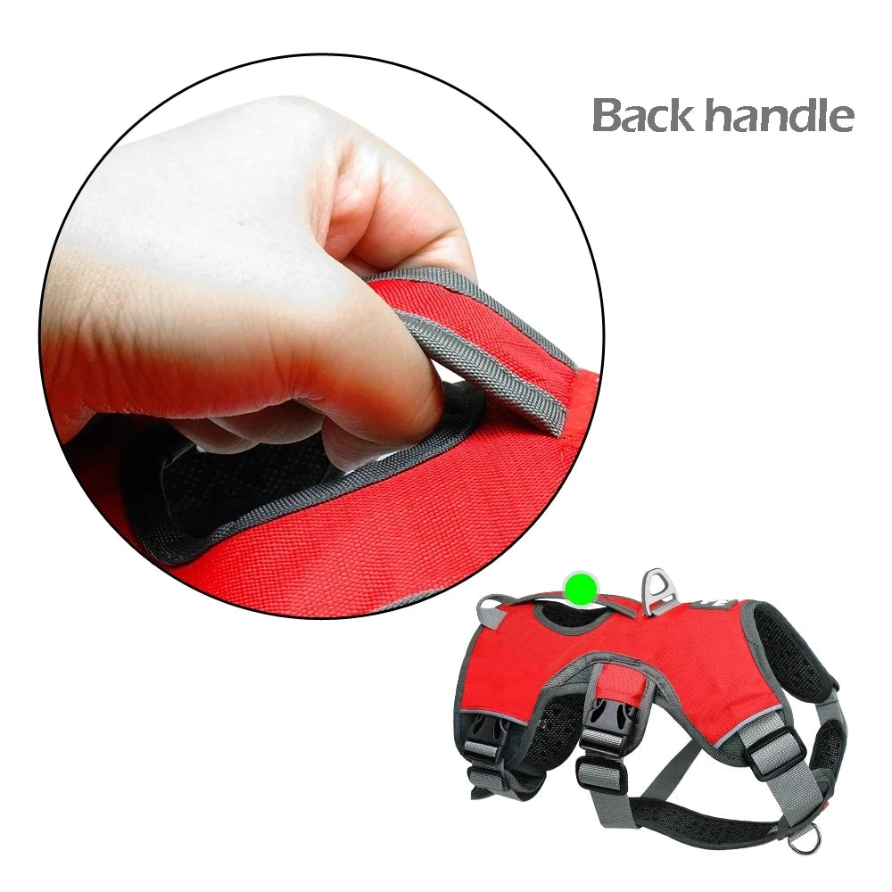 Breathable Reflective No-Pull Dog Harness Vest | S–XL | Outdoor Training & Running