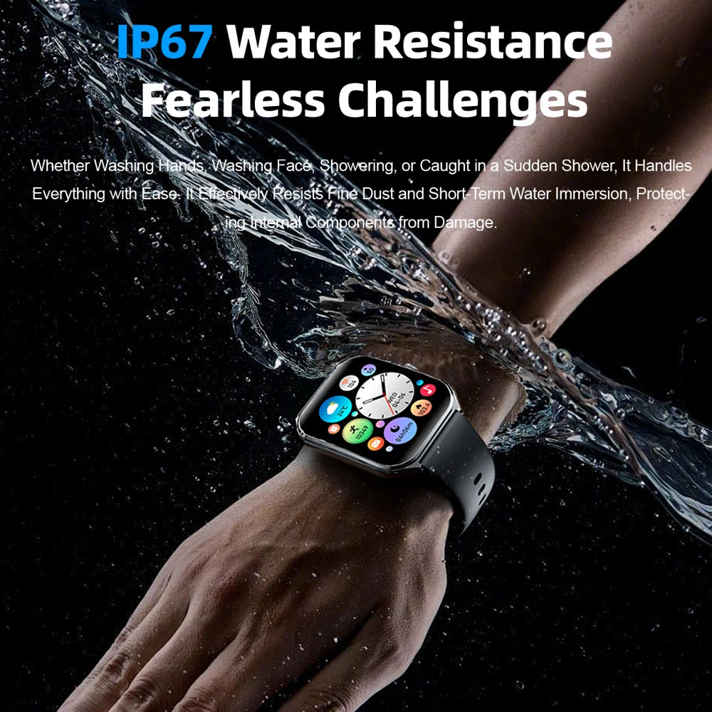 New Ultra Thin Smart Watch men 1.96" AMOLED 360*360 HD Pixel Display Always Show Time Bluetooth Call Reminder Smartwatch Ladies