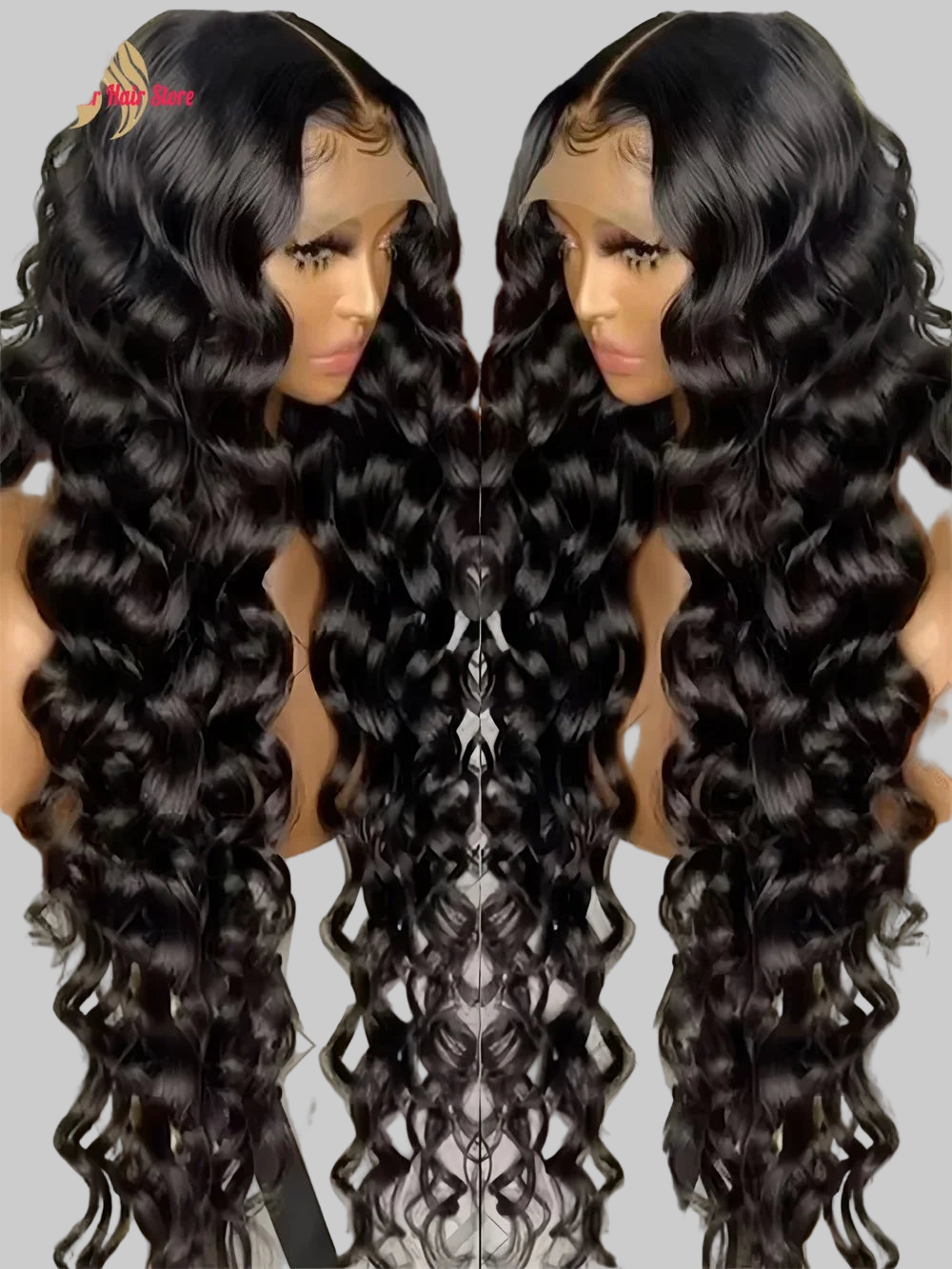 40 Inch Loose Deep Wave Brazilian Human Hair Wig 13x6 HD Lace Frontal 13x4 Lace Wig Frontal for Women with Swiss Lace Average Cap Size