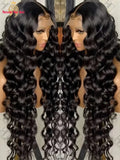 40 Inch Loose Deep Wave Brazilian Human Hair Wig 13x6 HD Lace Frontal 13x4 Lace Wig Frontal for Women with Swiss Lace Average Cap Size