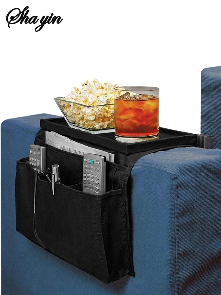 Sofa Armrest Storage Bag | Remote Control & Home Organiser Hanging Bag | HotTrendyPicks
