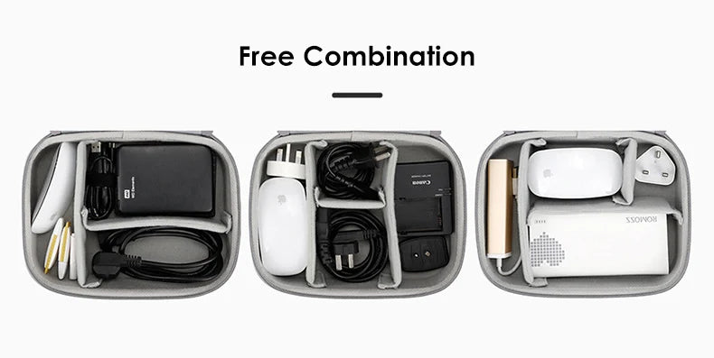 HardDigital Storage Bag | Travel Organiser for Cables, Chargers & Earphones | HotTrendyPicks