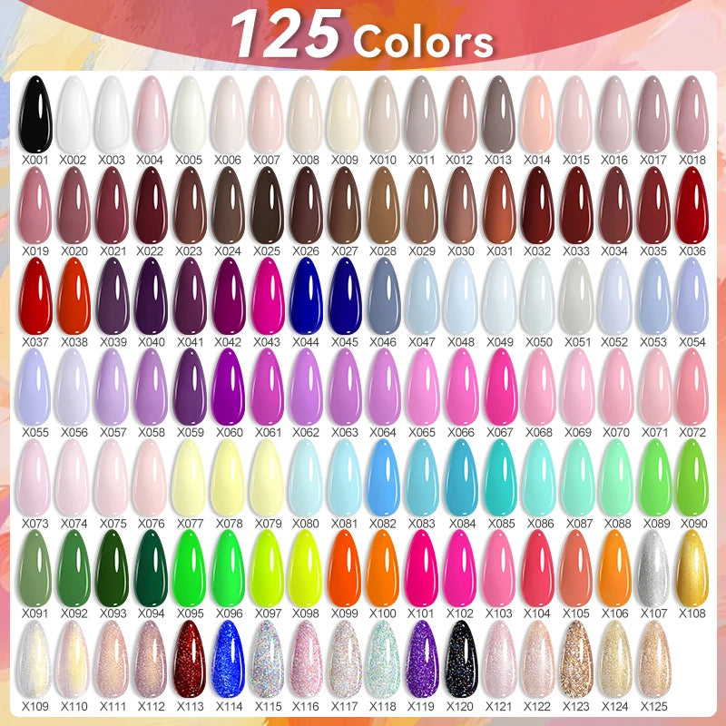 UV Gel Nail Polish | Brown Red Purple Coffee Shades | HotTrendyPicks