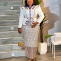 H&D African dresses for woman Turkey dress Sequin Diamond Robe Africaine African clothing Fashion Boubou Africain femme 2026 New