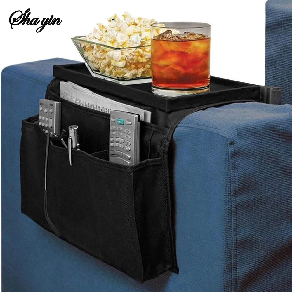 Sofa Armrest Storage Bag | Remote Control & Home Organiser Hanging Bag | HotTrendyPicks