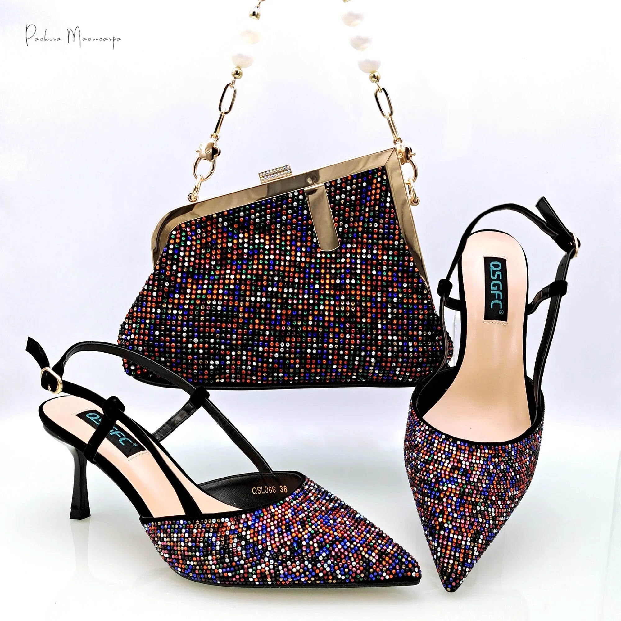 New Arrival Fashion Elegant Green Color Ladies Shoulder Bag for Party Or