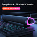4D Computer Speaker Bar Stereo Sound Subwoofer Bluetooth Speaker For Macbook Laptop Notebook PC Music Player Wired Loudspeaker