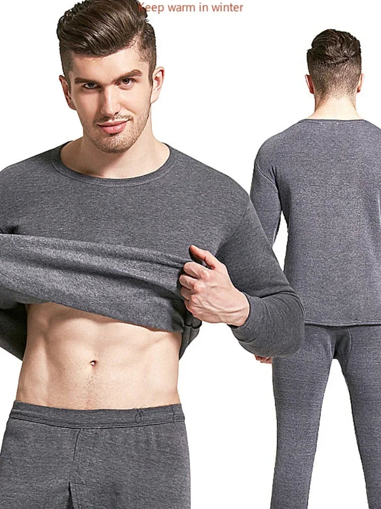 Men's Thermal Underwear Set | Thick Winter Long Johns Tops & Pants | HotTrendyPicks