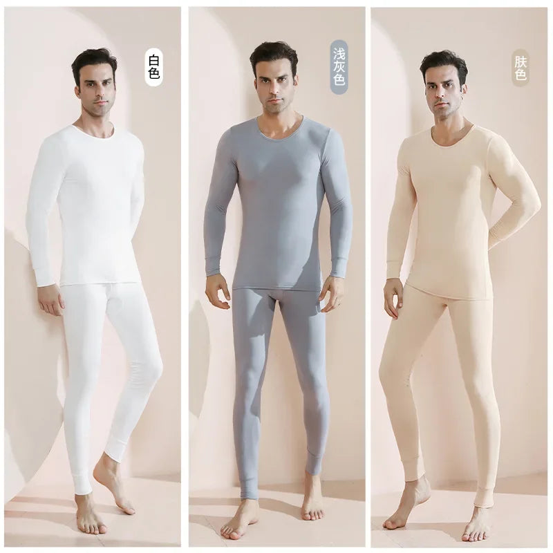 Men's Plus Size Thermal Underwear Suit | Fleece Long Johns Winter Homewear | HotTrendyPicks