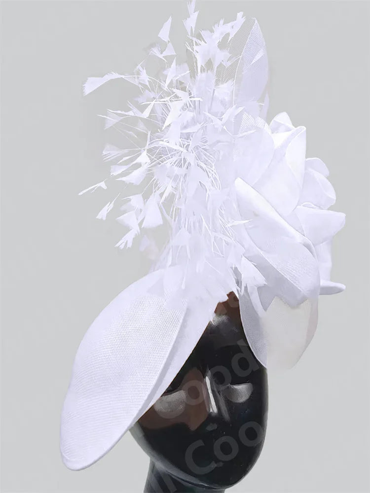 Women's Formal Tea Party Headpiece and Cocktail Church Chapeau Cap Headband Millinery