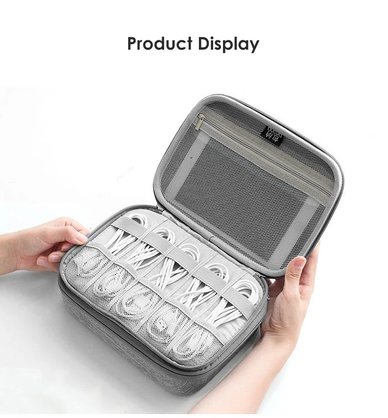 HardDigital Storage Bag | Travel Organiser for Cables, Chargers & Earphones | HotTrendyPicks