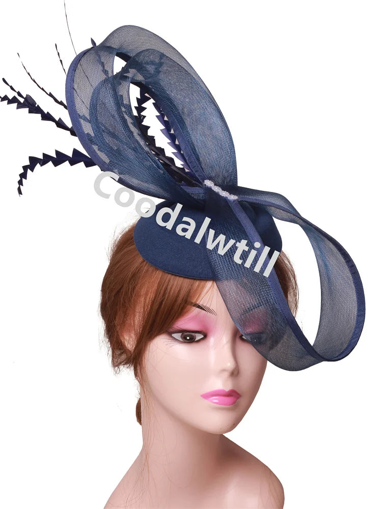 Women Cocktail Church Veils Pillbox Cap Fascinator Hat Accessories Elegant Ladies Femme Party Dinner Chapeau Cap Bride Headwear