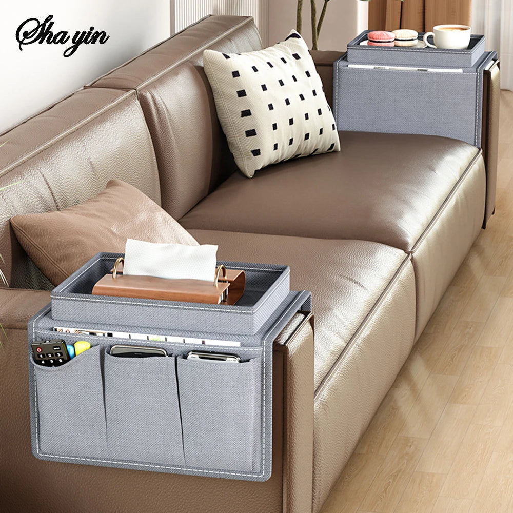 Sofa Armrest Storage Bag | Remote Control & Home Organiser Hanging Bag | HotTrendyPicks