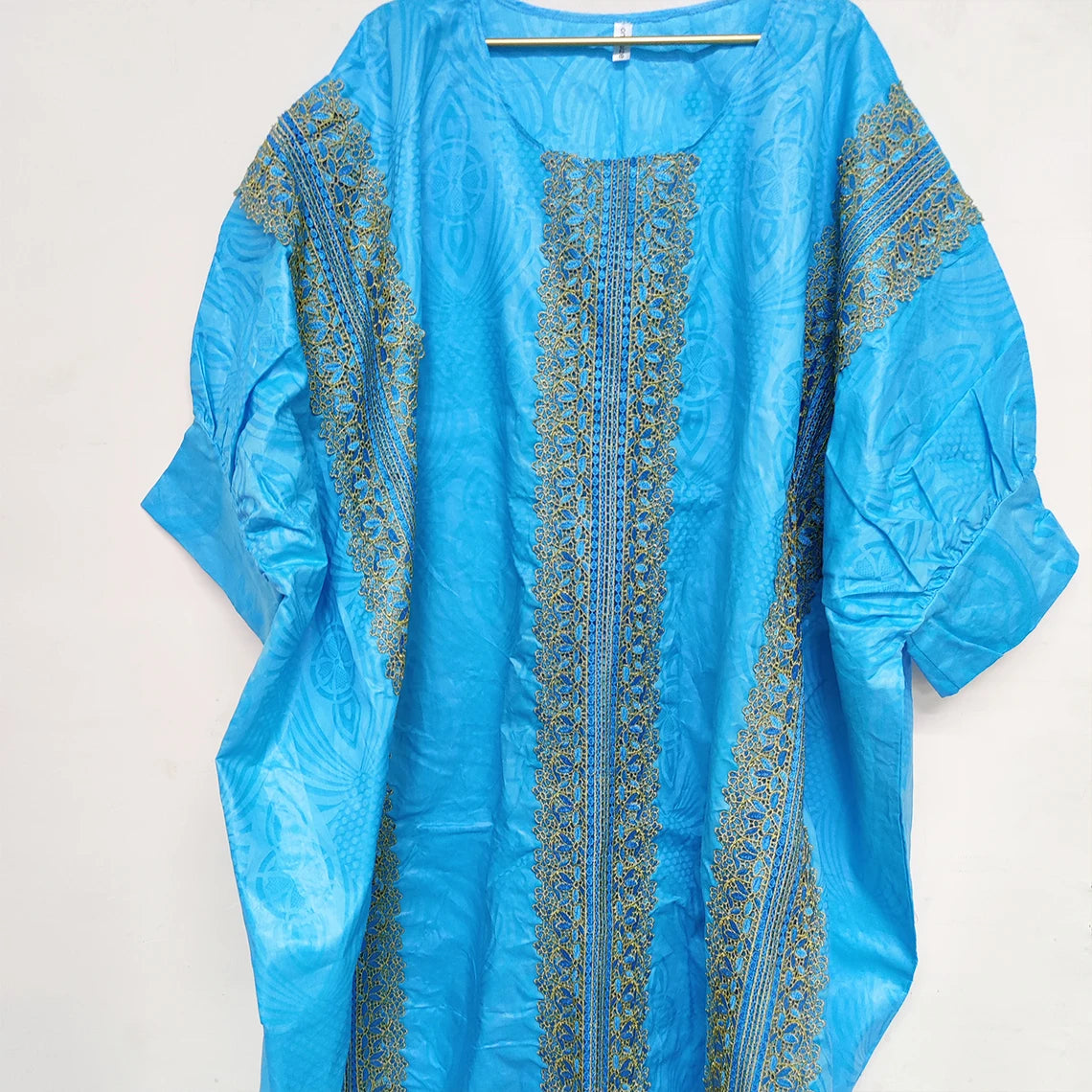 Sky Blue African Women Bazin Riche Boubou Dress Green Original Nigeria Basin Rich Brocade Wedding Party Dashiki Robe