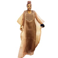 African Embroidery Design Plus Size Dresses For Women Floor Length