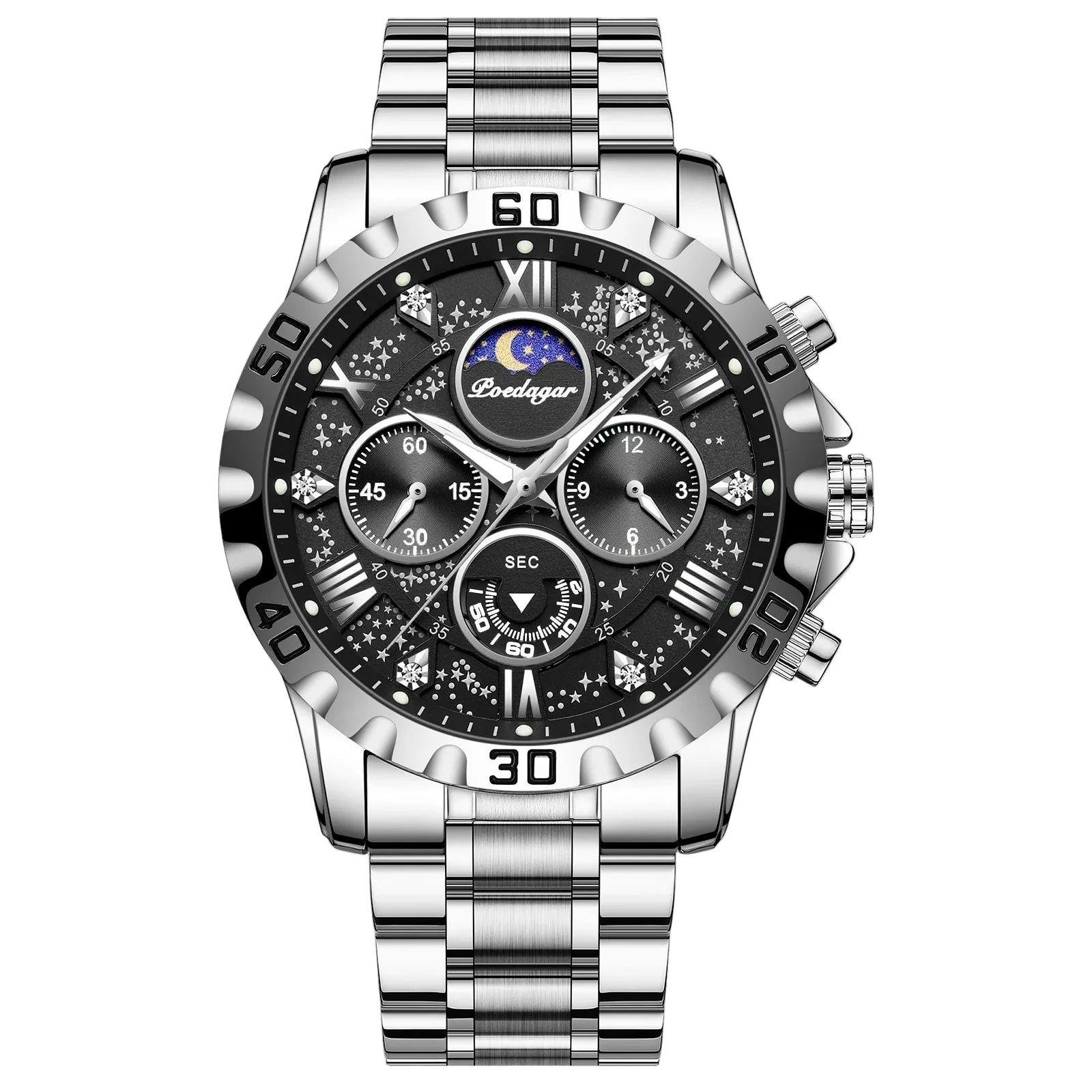 Luxury Watch for Man Quartz Sports Men Watch Waterproof Luminous Stainless