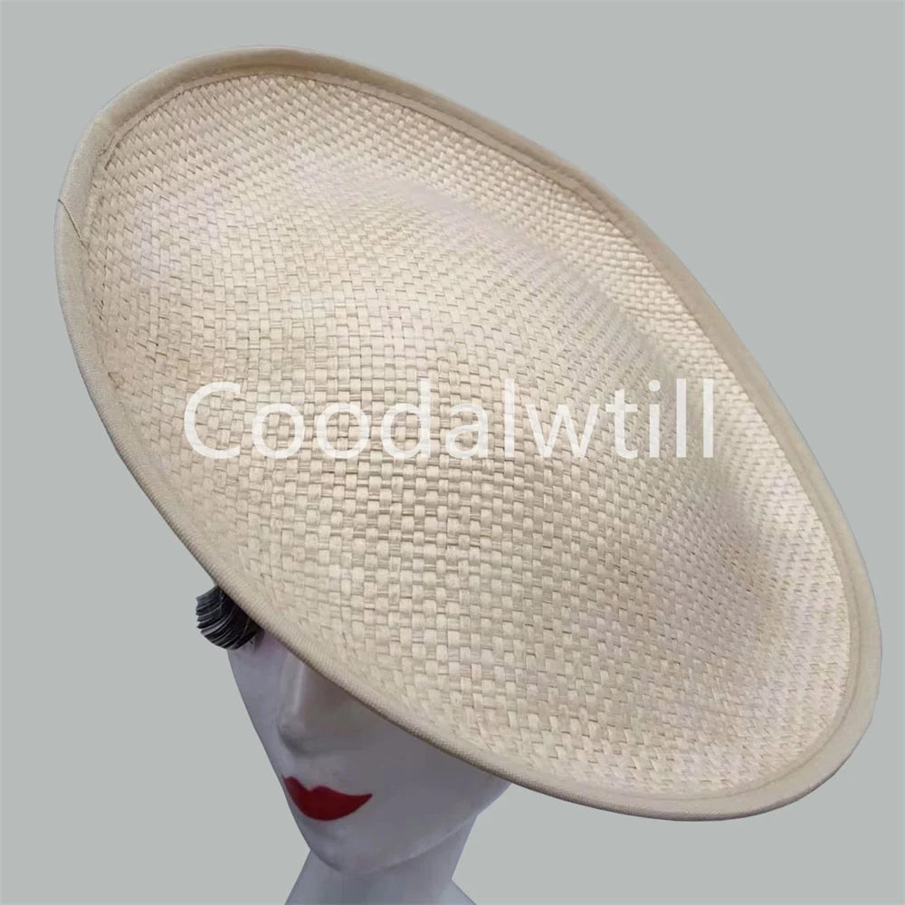 White Wedding Mesh Fascinator Hat New Fashion Women Church Headpiece Net Bride Mariage Millinery Cap Femme Chapeau Cap Party