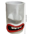 1pcs 2026New Fun Resin Facial Decoration Ornament,Napkin Dispenser Storage Box,Suitable for Bathroom,Bedroom Vanity Table,Home