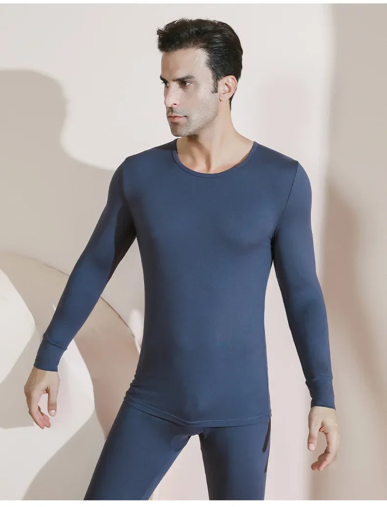 Men's Plus Size Thermal Underwear Suit | Fleece Long Johns Winter Homewear | HotTrendyPicks