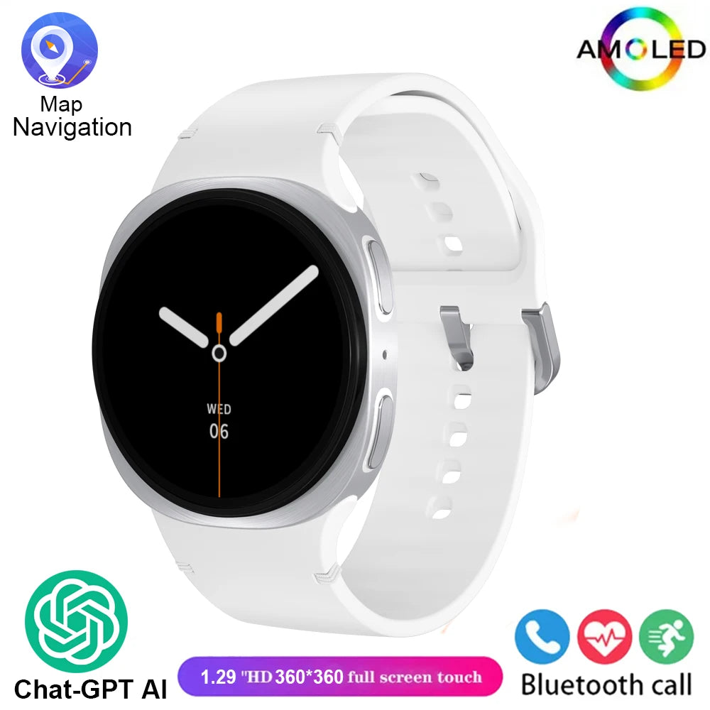 2025 GPS Smart Watch | AMOLED Heart Rate Bluetooth Call Waterproof | Men & Women