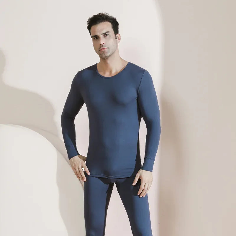 Men's Plus Size Thermal Underwear Suit | Fleece Long Johns Winter Homewear | HotTrendyPicks