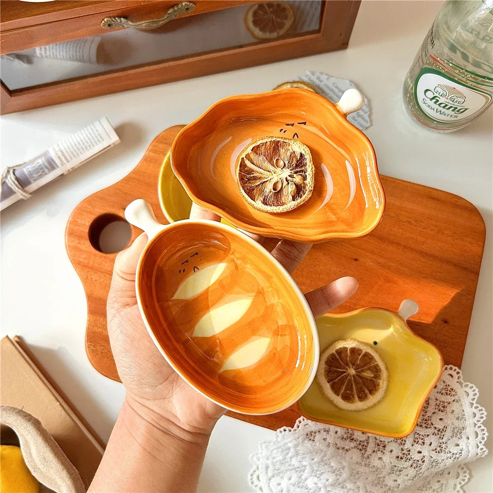 Bread Shaped Ceramic Dipping Dish | Cute Sauce Plates & Tableware | HotTrendyPicks