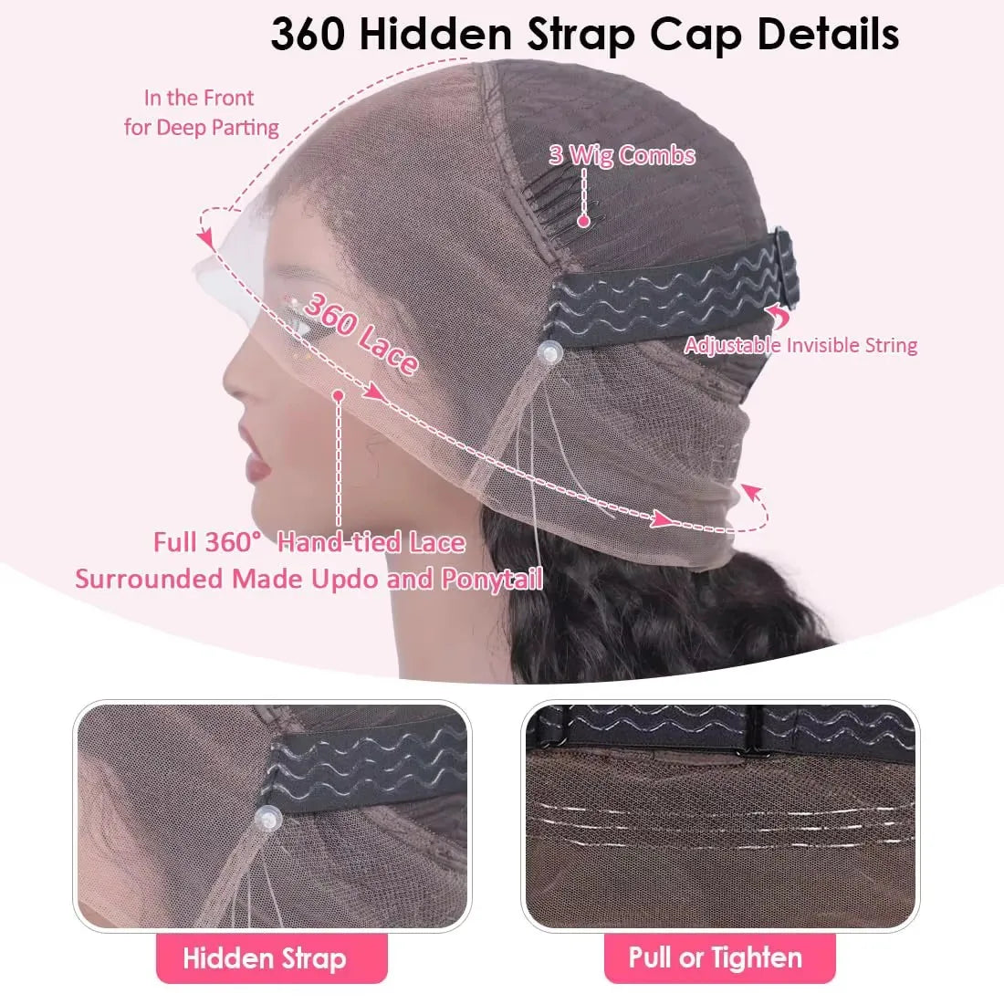99J Deep Wave Frontal Wig 360 Full Hd Lace Front Wig Pre Plucked 250 High Density Burgundy Red Glueless Wig Human Hair