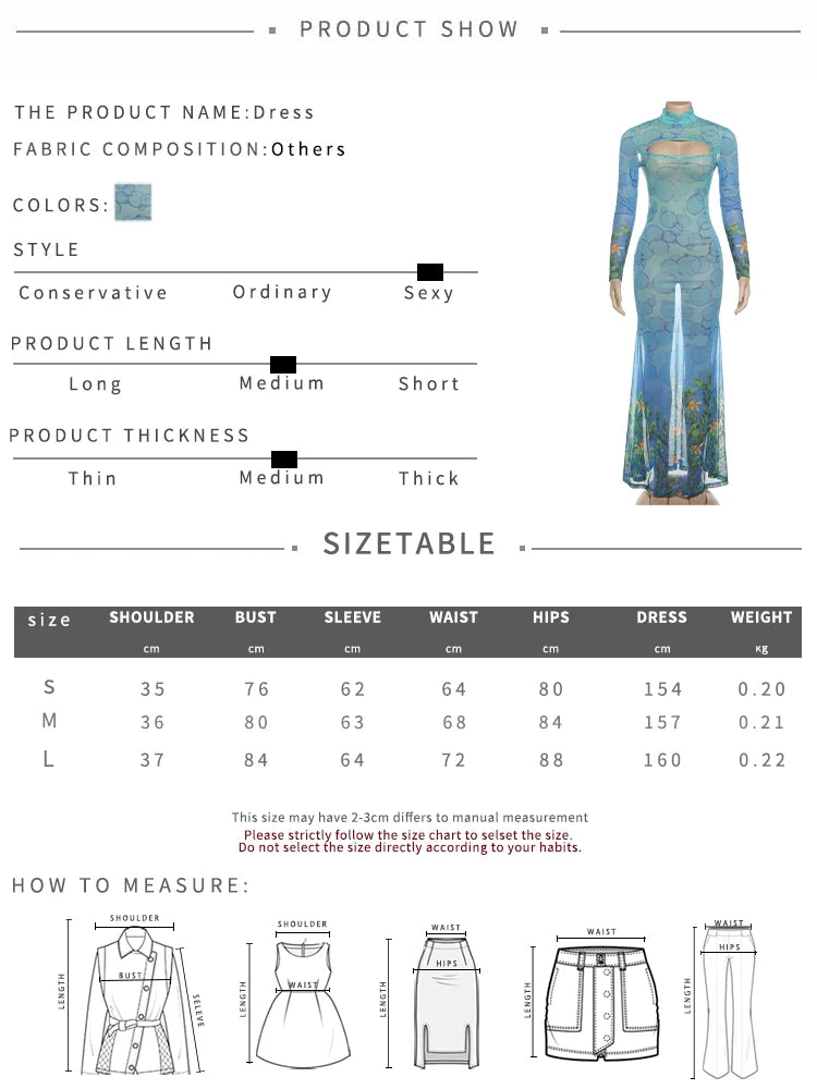 kliou Mesh Panelled Women Maxi Dress Sexy Stunning Point Print Full Sleeve O-neck Sheath Robe Mujer Hipster Festival Party Frock