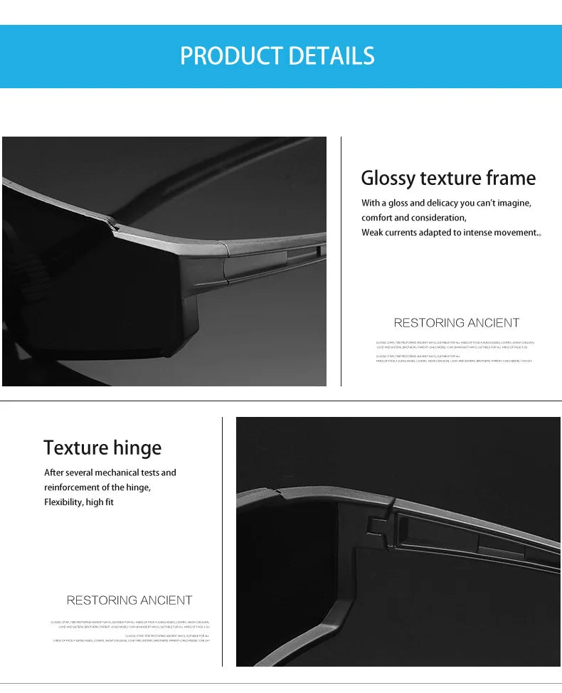 Polarized SunGlasses MTB Bike Protection Eyewear UV400 Cycling Glasses Men Women Sport Eyewear Goggles Cycling Equipment