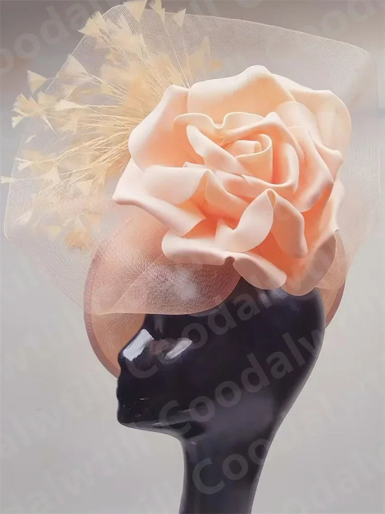 Women's Formal Tea Party Headpiece and Cocktail Church Chapeau Cap Headband Millinery