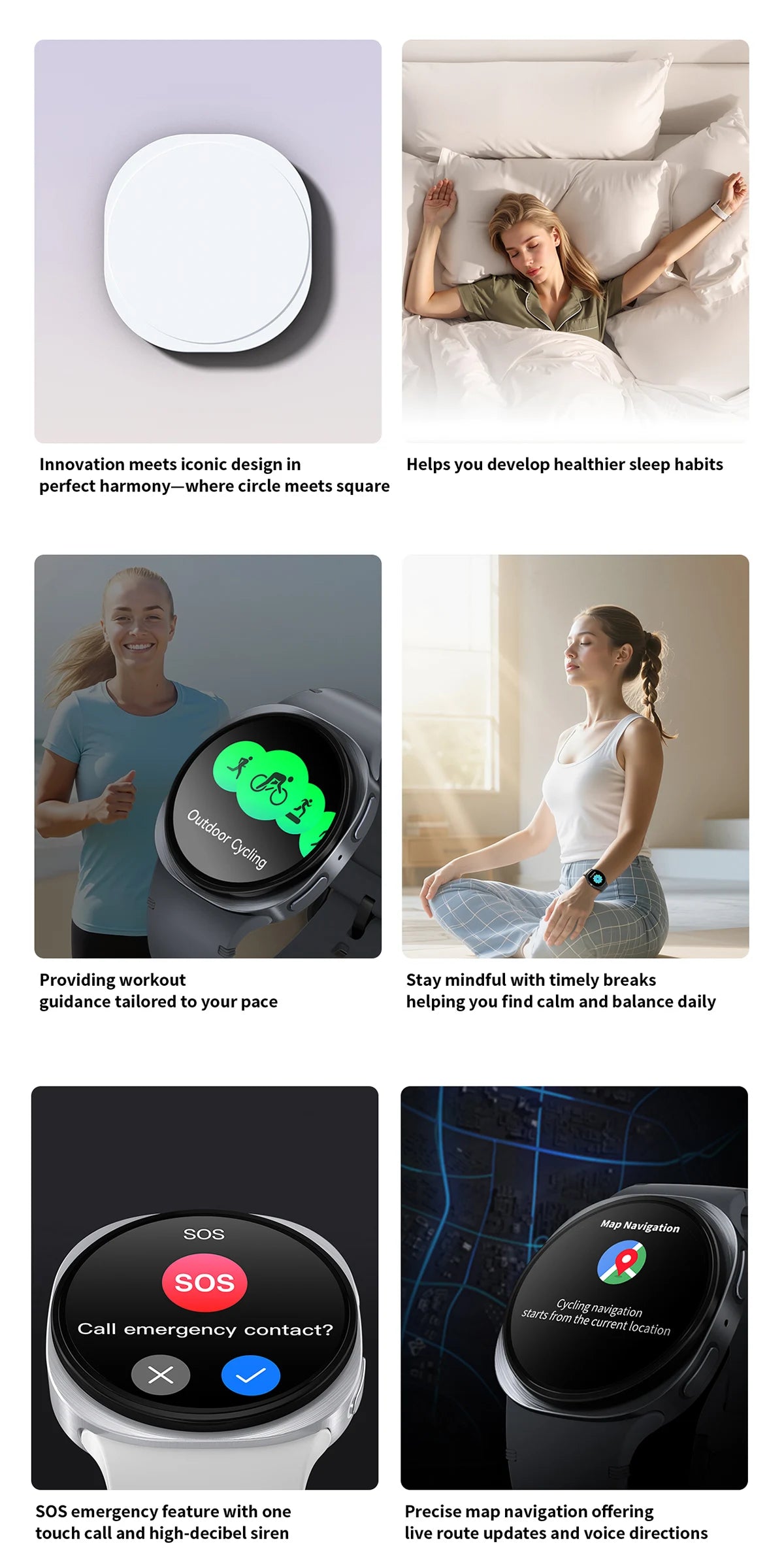 2025 GPS Smart Watch | AMOLED Heart Rate Bluetooth Call Waterproof | Men & Women