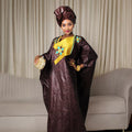 African Attire For Women Abaya Embroidery Plus Size Elegant Party Dress