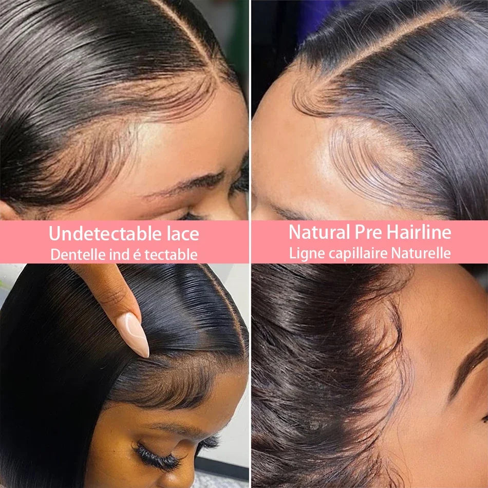 13x4 Straight Short Bob Lace Front Wig | 100% Remy Human Hair | Women