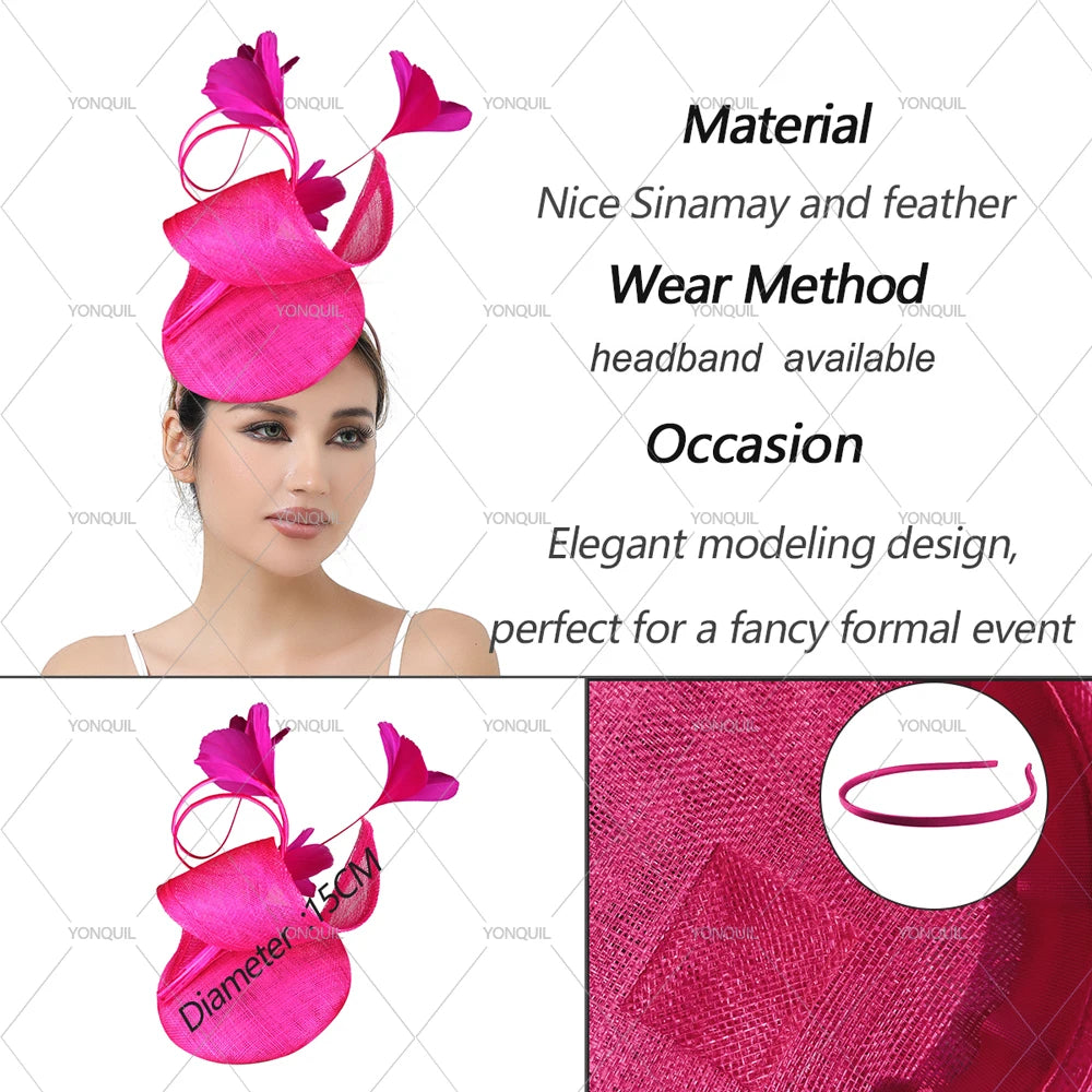 Elegant Women's High Quality Sinama Fascinators Headwear