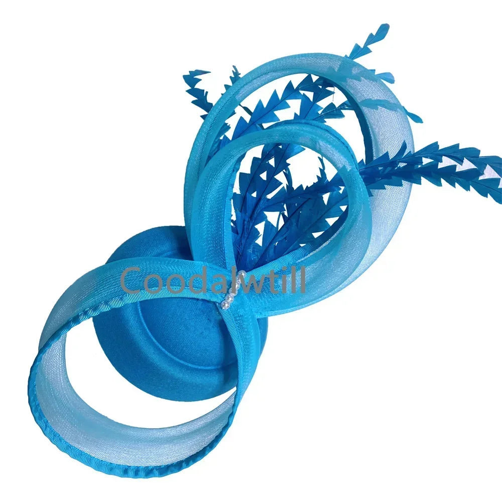 Women Vintage Pillbox Cap Headband Elegant Cocktail Kentucky Headpiece Fascinators