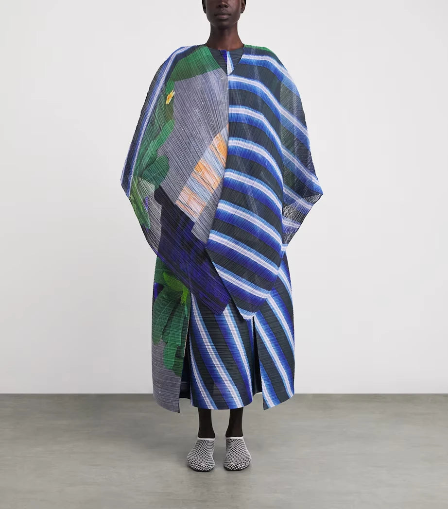 Women's Cloak Color Block Two Piece Dress