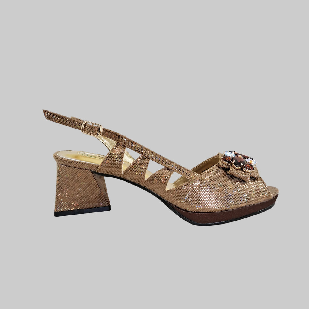 New-Season Peep Toe Ladies Elegant Coral Color Diamond-Embellished High Heels Italian-Designed Shoe and Handbag Set