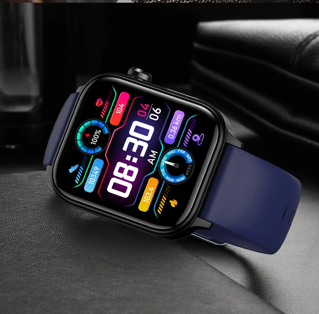2025 AI Health Smartwatch | ECG+PPG Blood Lipids Uric Acid Body Composition | Men