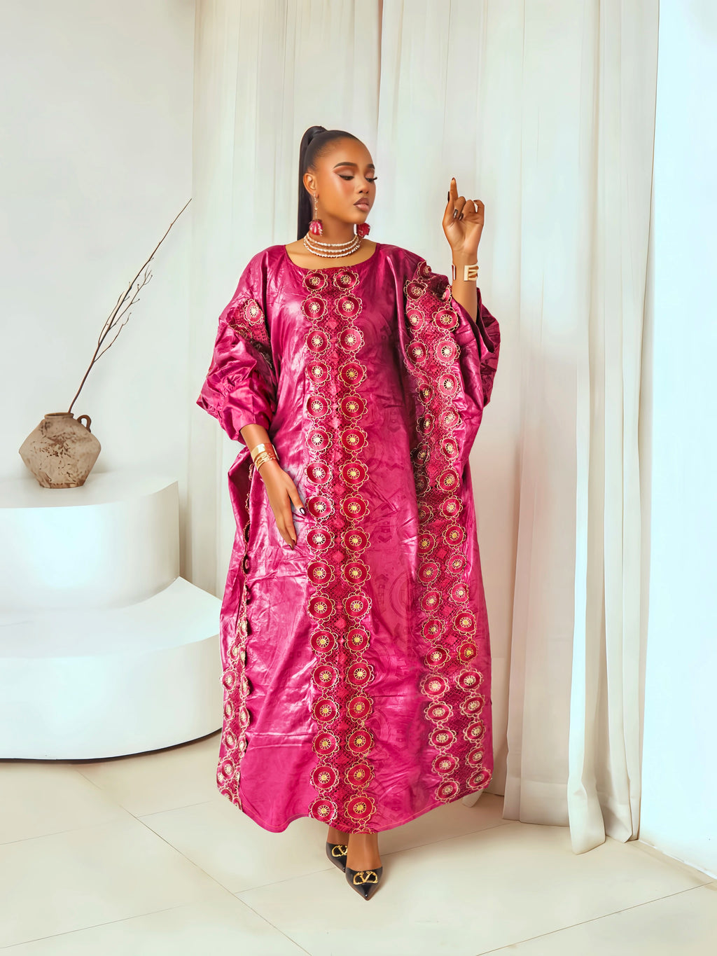 Sky Blue African Women Bazin Riche Boubou Dress Green Original Nigeria Basin Rich Brocade Wedding Party Dashiki Robe