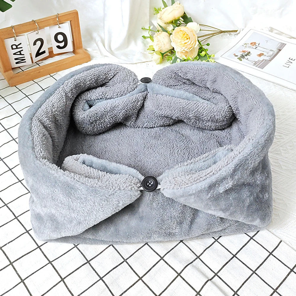Folding Plush Pet Bed | Warm Thickened Cat & Dog Cushion Mat | S, M & L Sizes