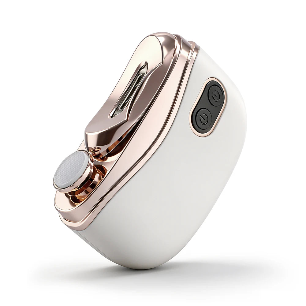 Automatic Electric Nail Clipper, 2 in 1 Auto Fingernail Cutter & Polishing Grinder for Baby Senior Adults, 2-Speed Nail Trimmer