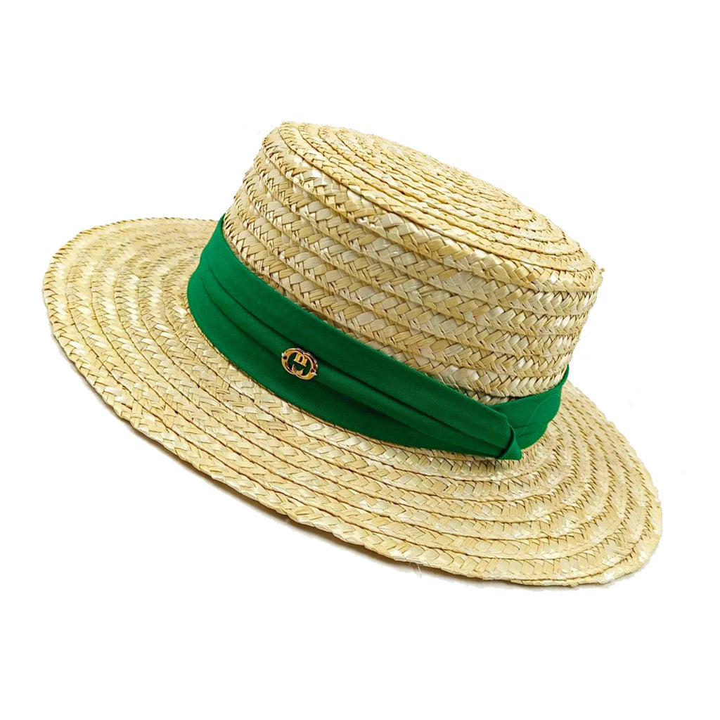 Red edging 2026 Sun Hats Hepburn hat Shiny Straw Hat European American  Braided Female Sunshade  chapeau femme