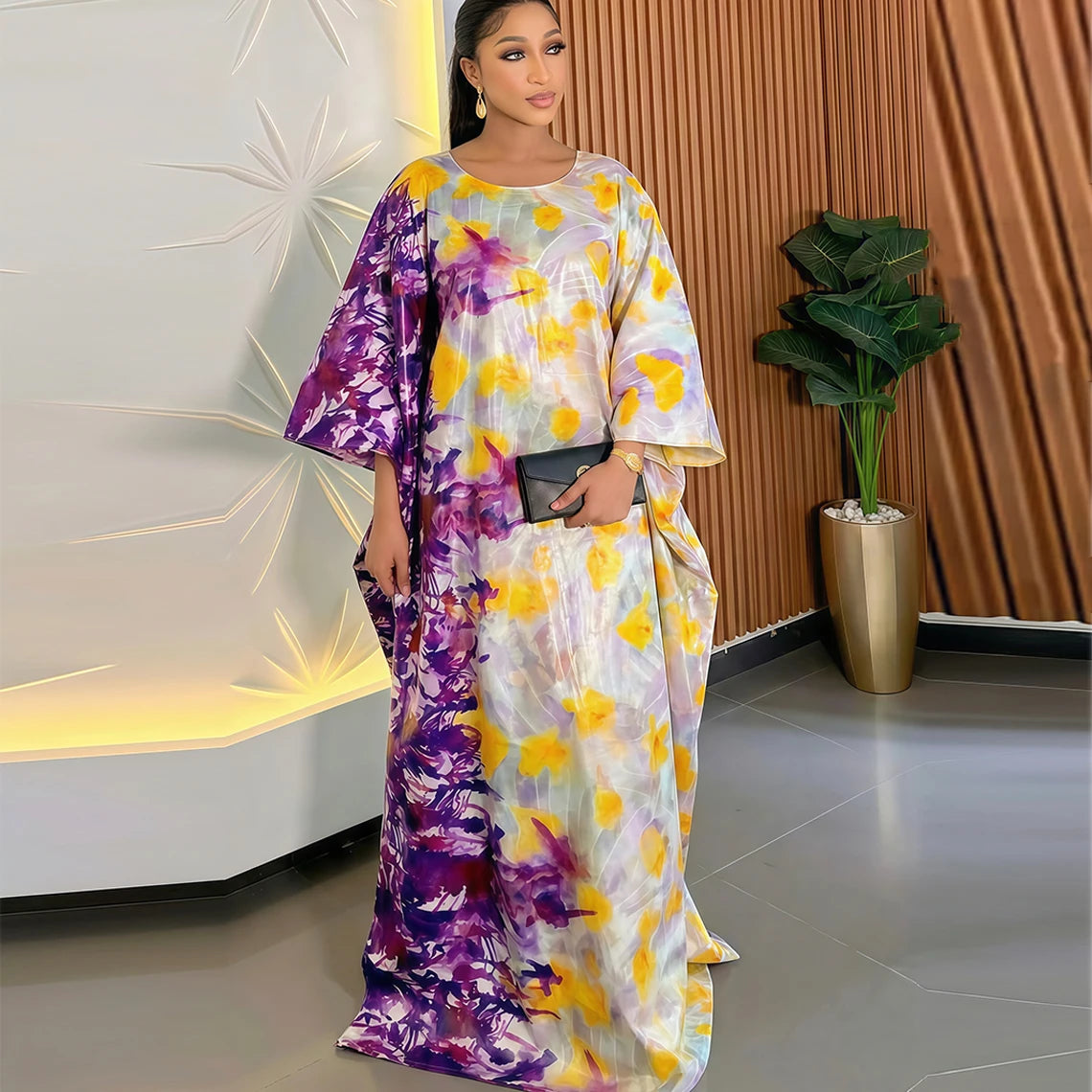 African Women Bazin Riche Boubou Dress Original Dashiki Clothing