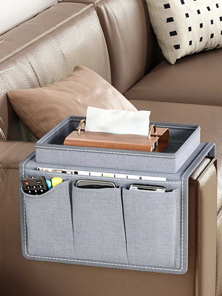 Sofa Armrest Storage Bag | Remote Control & Home Organiser Hanging Bag | HotTrendyPicks